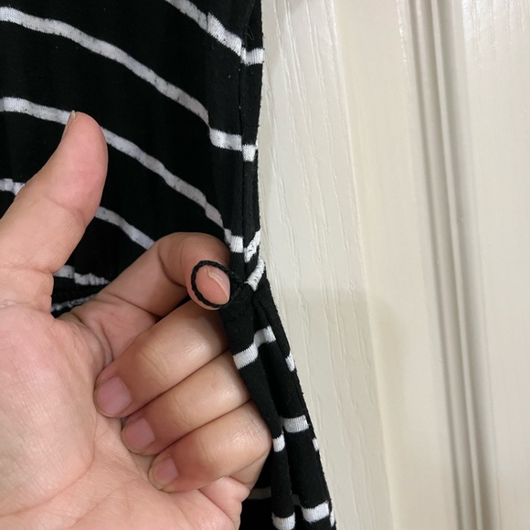 Motherhood - Striped Maternity Dress (Small) - Picture 2 of 4